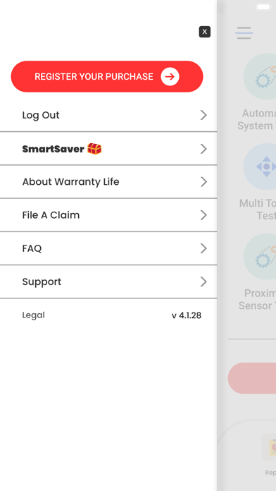 Warranty Life Screenshot