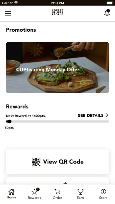 Coffee Uplifts People Screenshot
