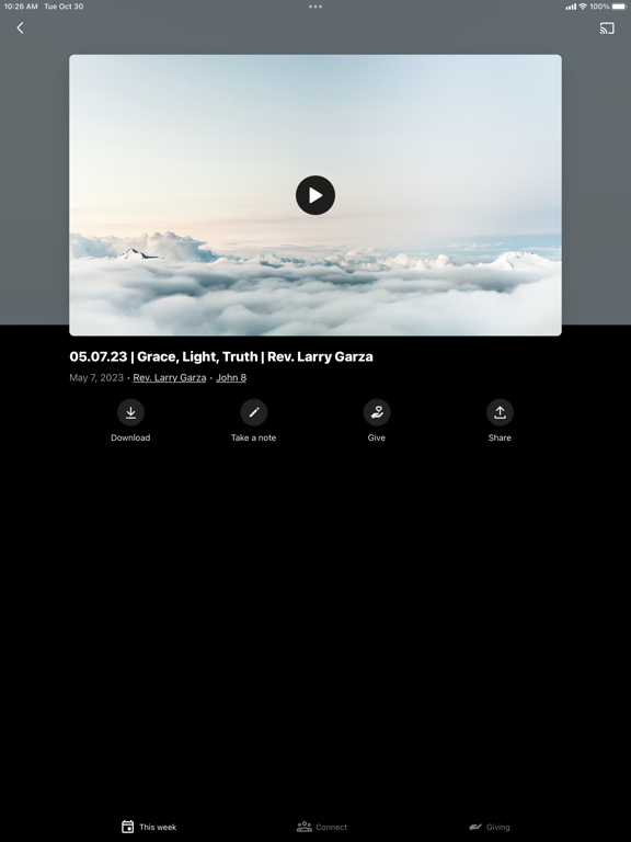 Bethel Assembly of God iPad screenshot 3 - Education app