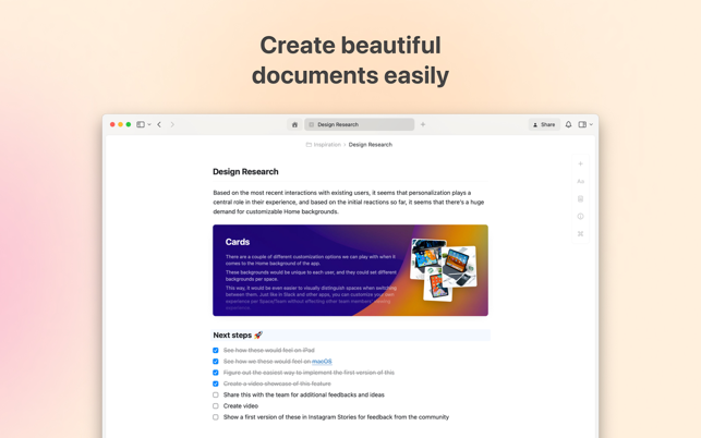 ‎Craft: Write docs, AI editing Screenshot