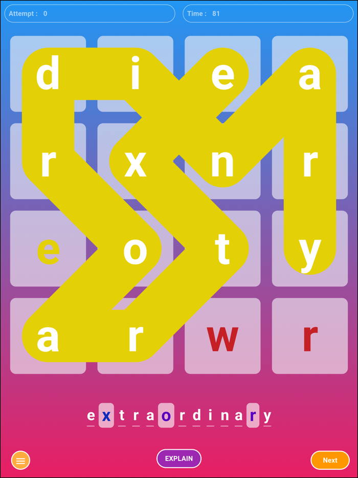 Wordsss - One Finger Word