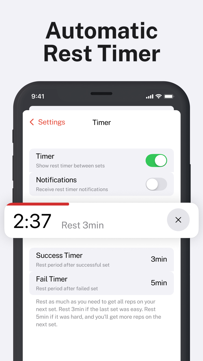 StrongLifts Weight Lifting Log