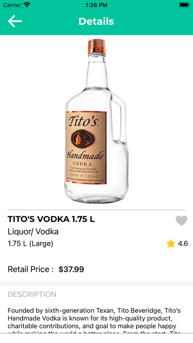 Blue Streak Wines & Spirits Screenshot