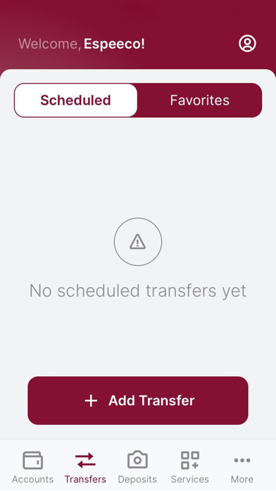 Espeeco Federal Credit Union Screenshot