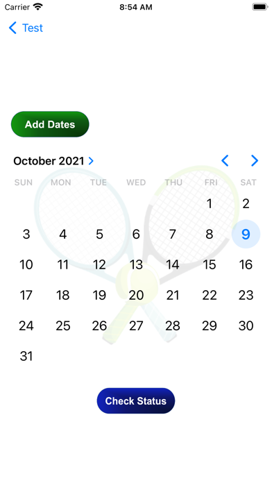Tennis Teams Screenshot