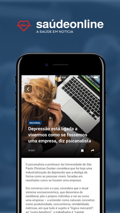 SaúdeOnline.pt Screenshot