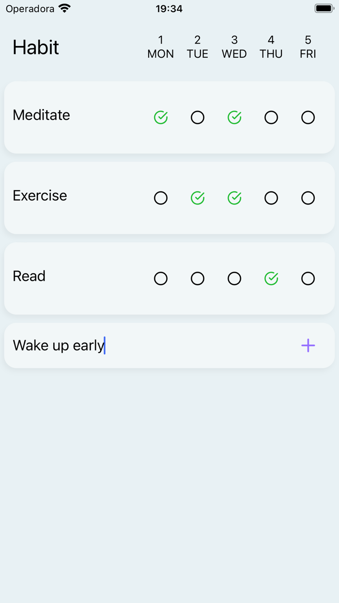 Personal Habit Tracker App