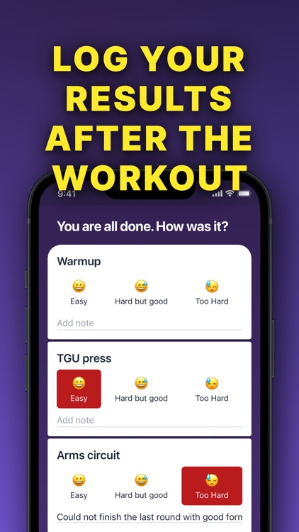 YAWPlan – workout planner screenshot-4