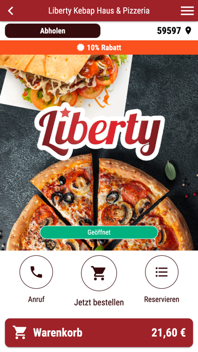 Liberty Kebap Haus & Pizzeria Screenshot