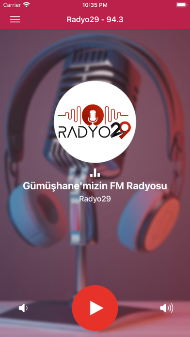 Radyo29 - Gümüşhane'mizin Sesi Screenshot