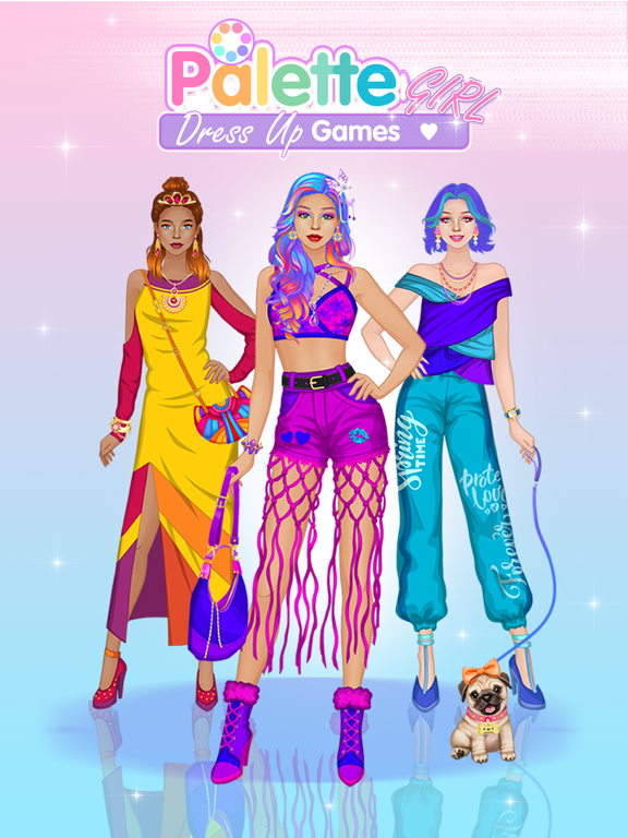Palette Girl Dress Up Games