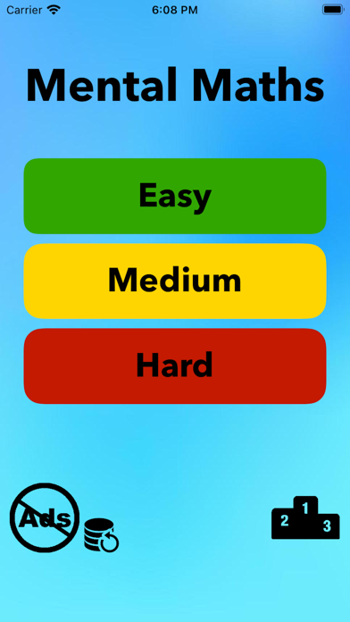 Mental Maths - Test and Learn Screenshot