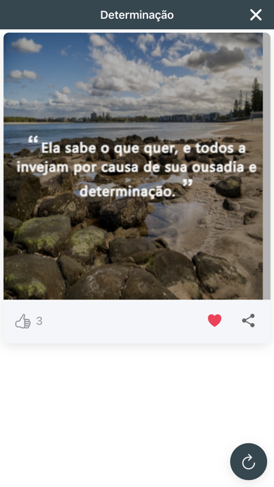 Reflexão Motivação Screenshot