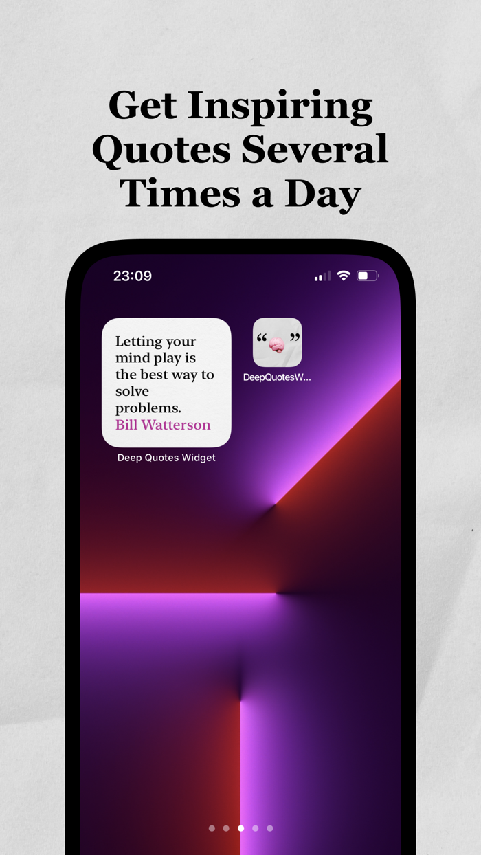 Deep Quotes Widget