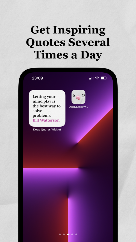 Deep Quotes Widget - 1.0 - (iOS)