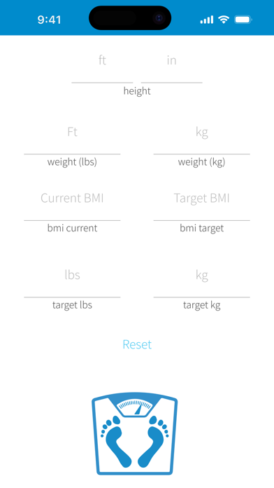 Screenshot #1 pour Target BMI Calculator