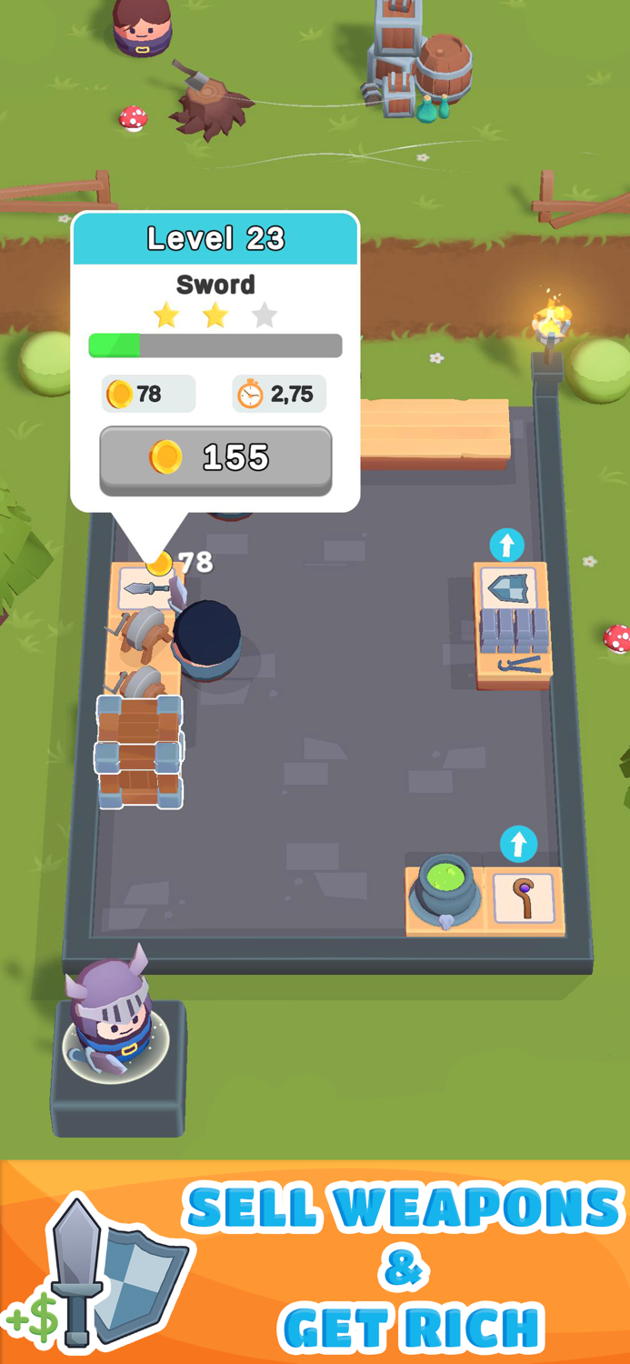 Hero Blacksmith Idle RPG