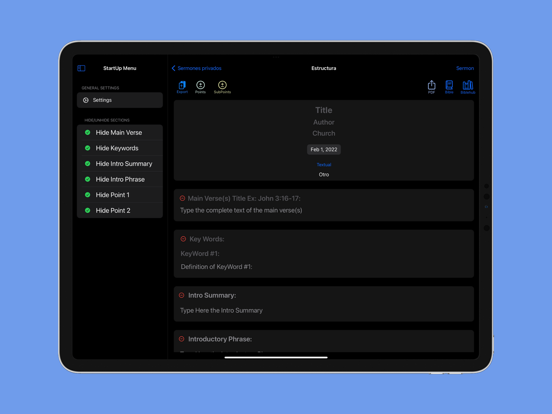 Screenshot #4 pour Sermon Maker