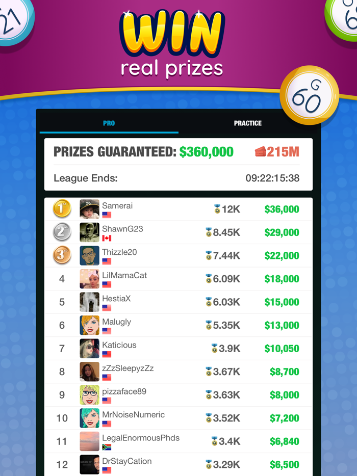 Cash Out Bingo Win Real Money