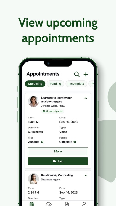Screenshot #3 pour BridgewayBHS Outpatient Portal