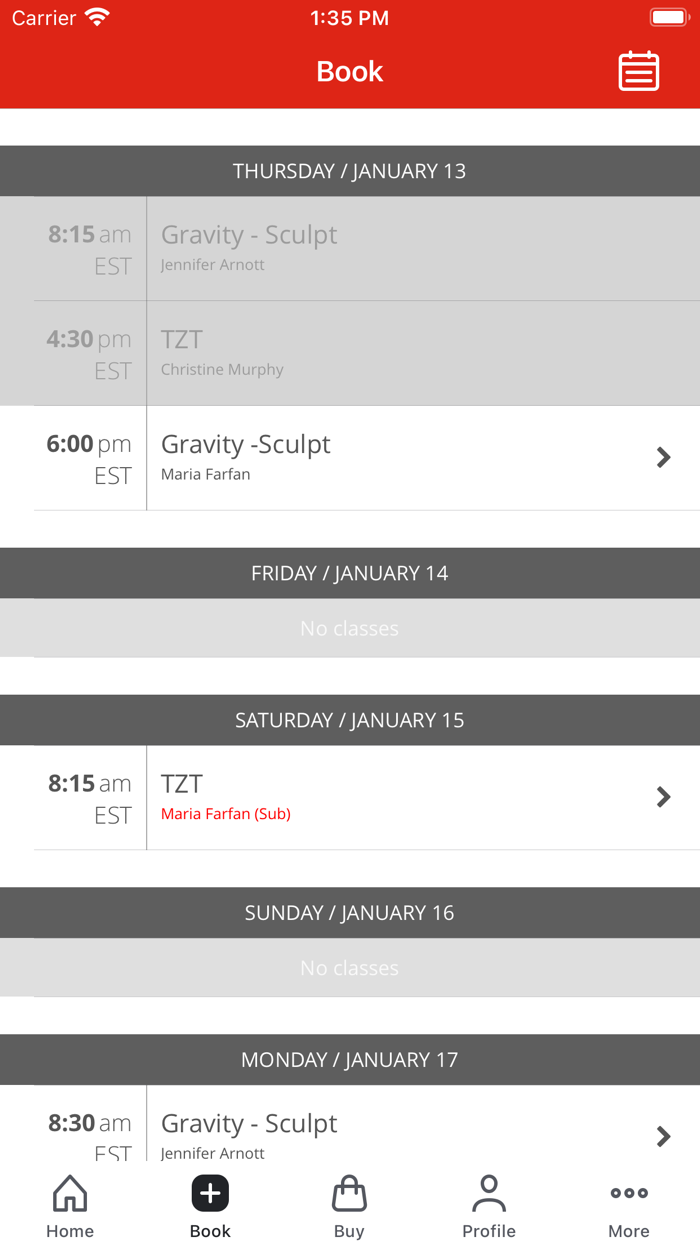 Target Zone Training