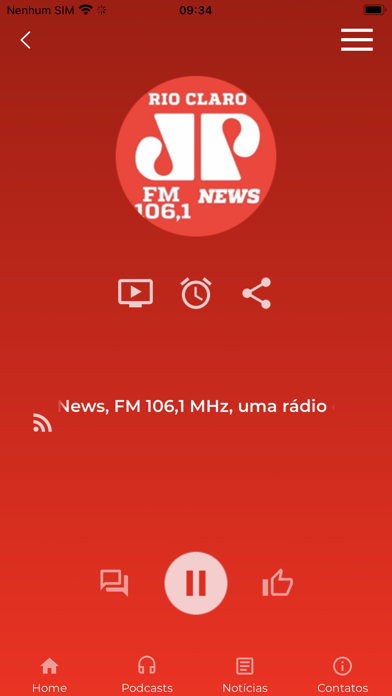 Jovem Pan News FM de Rio Claro Screenshot
