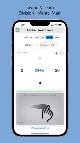 Division Math - Swipe & Learnのおすすめ画像1