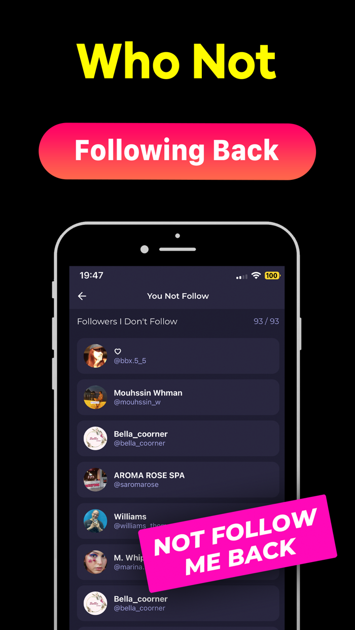 iReports followers analysis