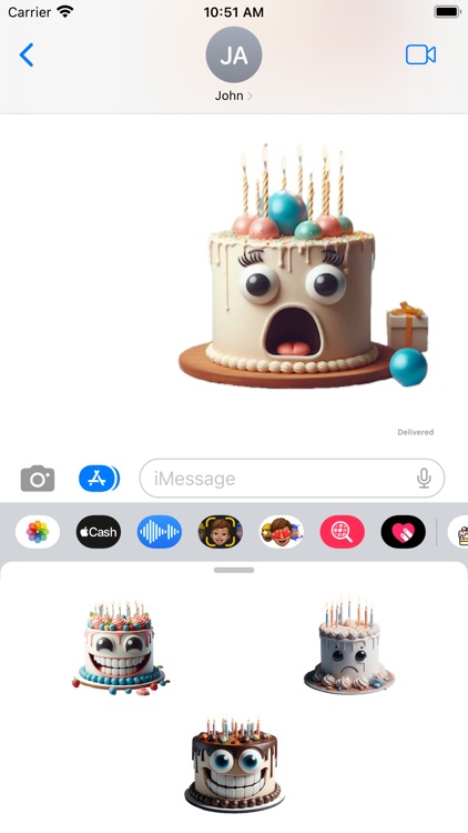 Birthday Cake Stickers screenshot-5