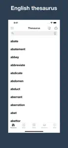 Explanatory Thesaurus screenshot #1 for iPhone