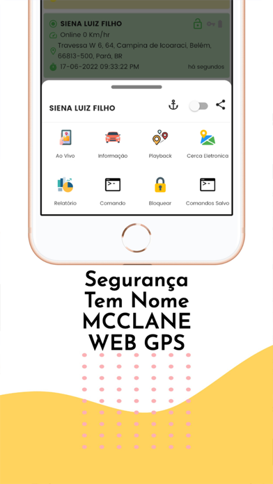 McClane Web GPS Screenshot