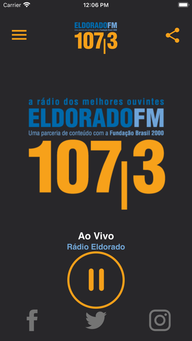 Rádio Eldorado Screenshot