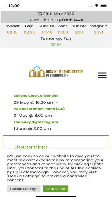 HIC App Screenshot