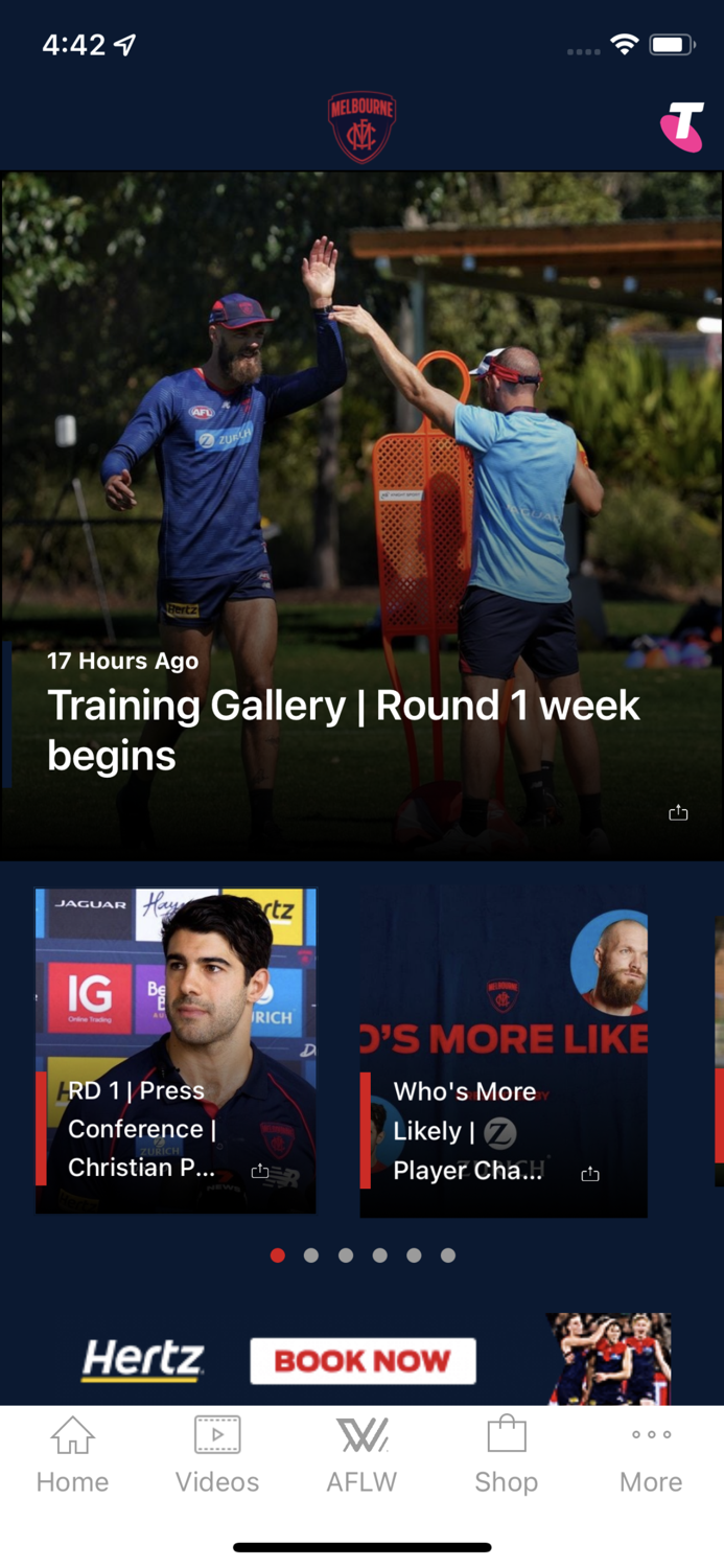 Melbourne Official App