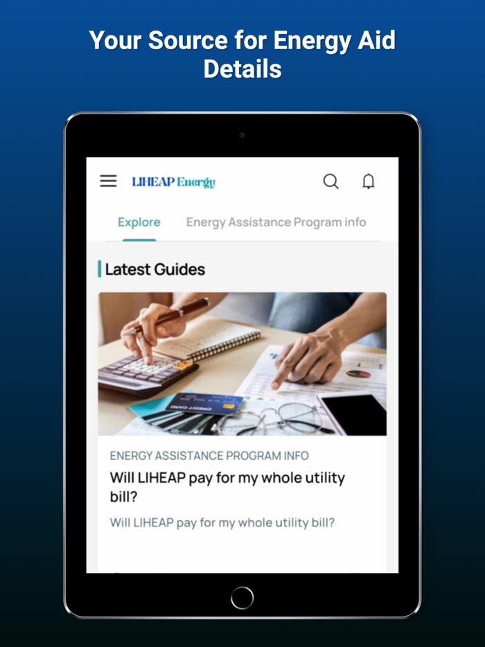 Energy Assistance Program Info