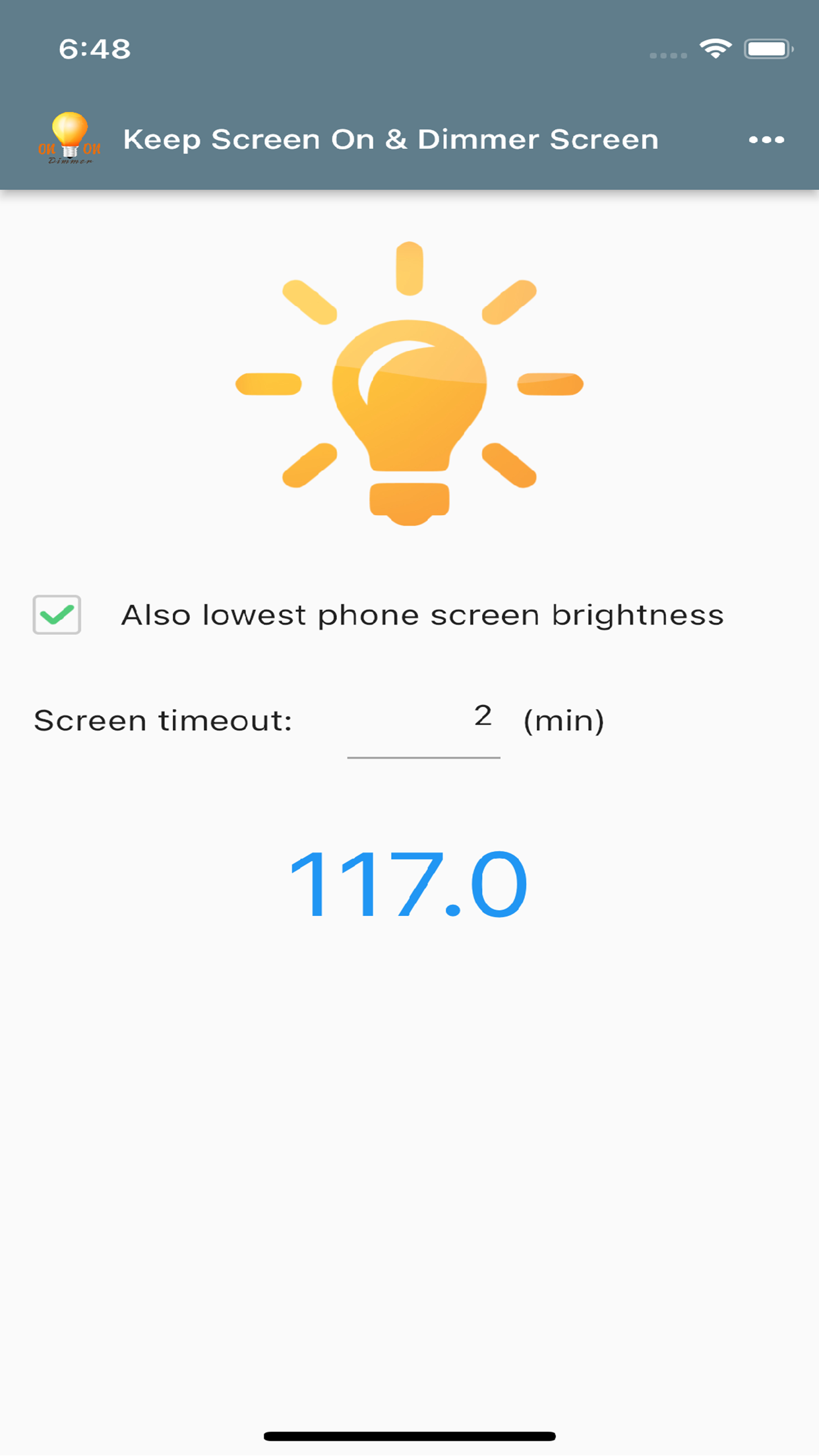 Keep Screen On & Dimmer Screen
