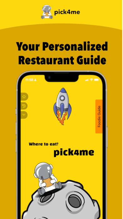 pick4me: Discover restaurants Screenshot