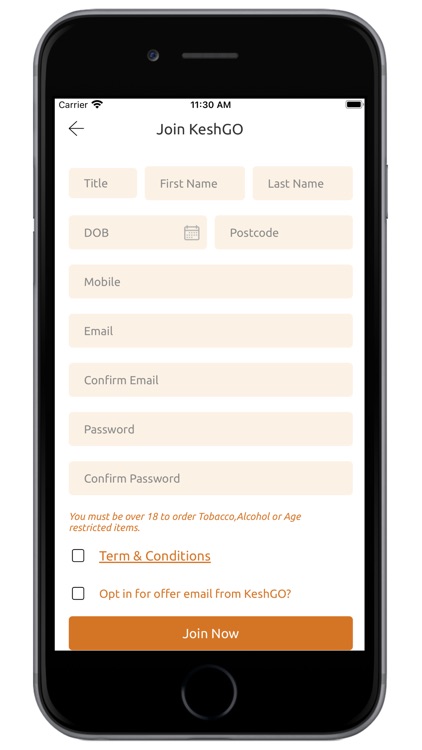 KeshGO - Home delivery service