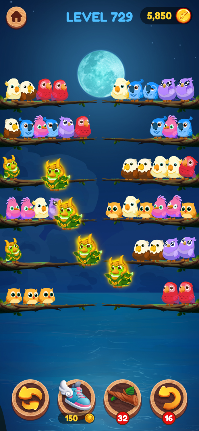 Bird Story Color Sort Puzzle