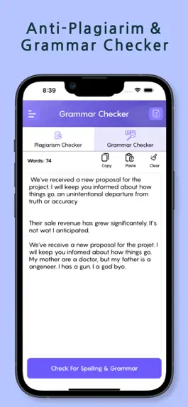 Game screenshot Anti-Plagiarism Grammar Check apk
