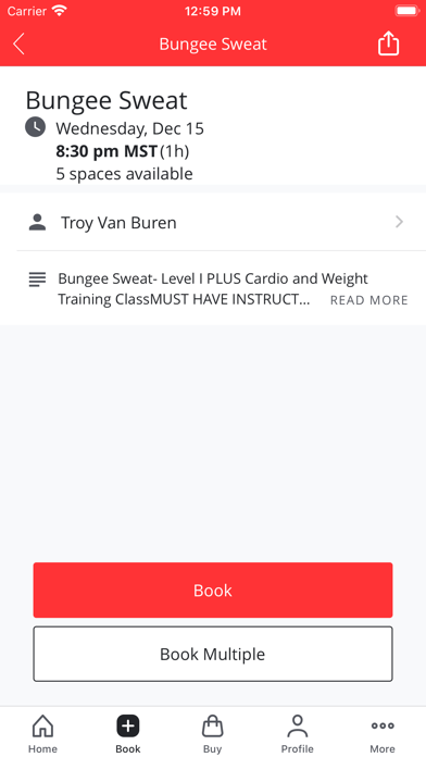 All Fit Bungee at Shaw Dance Screenshot