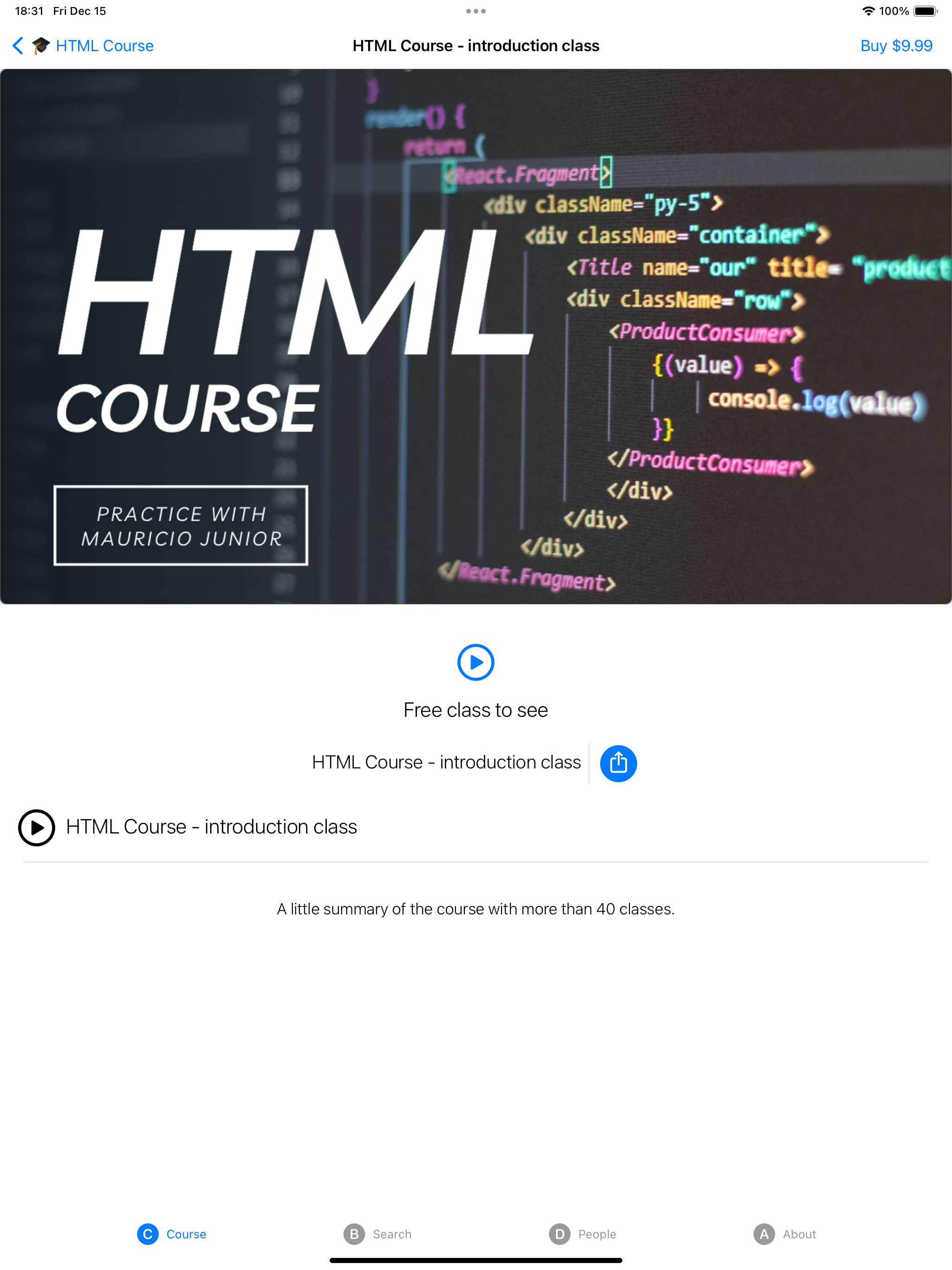 HTML Course