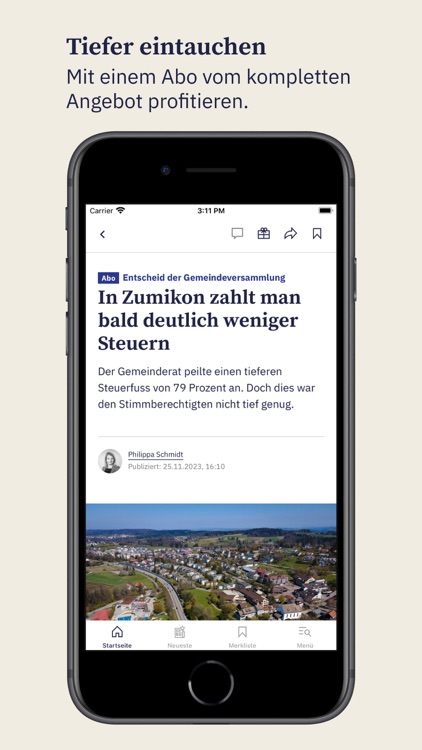 Zürichsee-Zeitung Nachrichten
