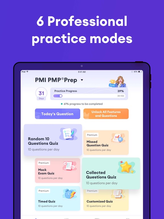PMP Exam Prep Practice 2026 iPad screenshot 7 - Education app