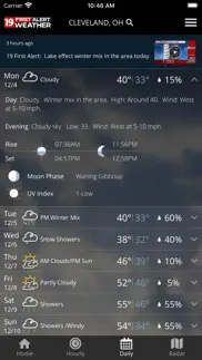 cleveland19 firstalert weather iphone screenshot 3
