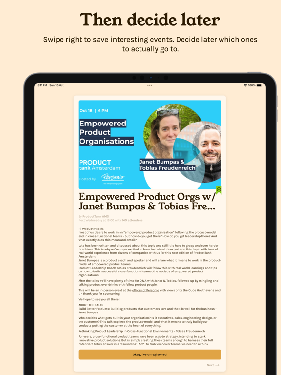 Screenshot #6 pour Events in Amsterdam