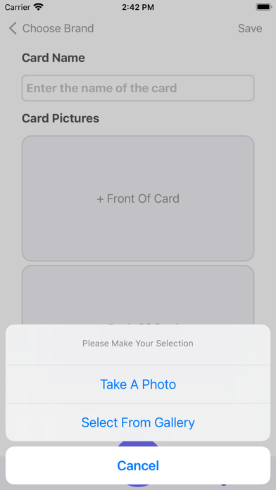 Card Holder - Loyalty Card Screenshot