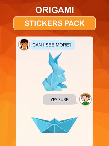 Origami Stickers Packのおすすめ画像3