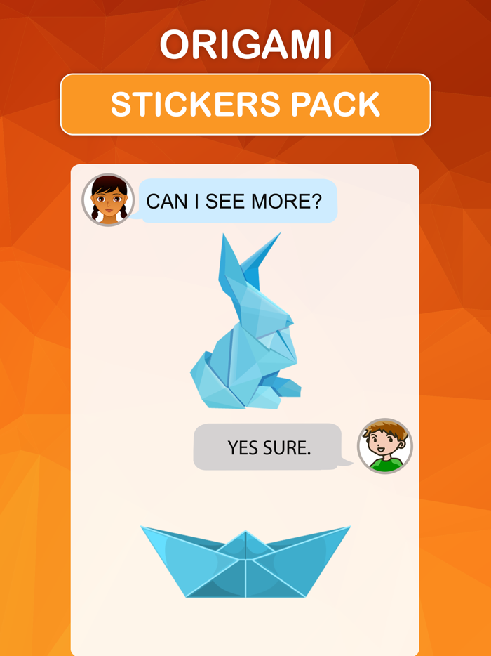 Origami Stickers Pack