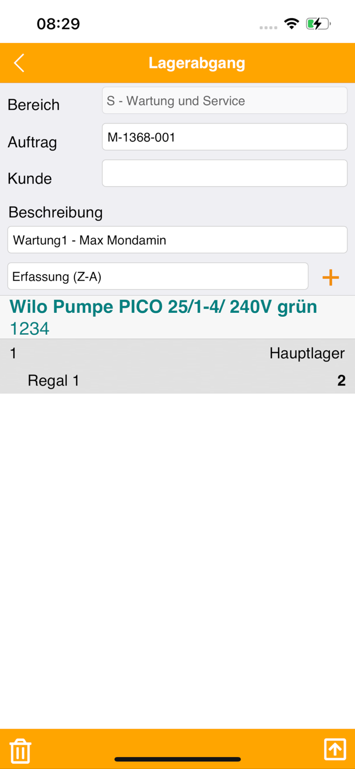 EasyTec mobile Lagerverwaltung